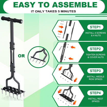 Dual-Action Lawn Aerator