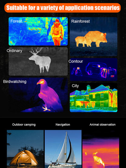 🔥Only a few full sets❤️German-engineered thermal imaging technology. ✨See what others can't.✨Detects heat signatures up to 1200 yards away. Instantly.🌷IP67 waterproof. Military-grade. Designed for hunting.🍄Penetrates fog, brush, and the darkest nights.💧