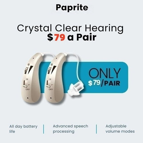 🔥 Paprite™ | Invisible Behind The Ears Hearing Aids