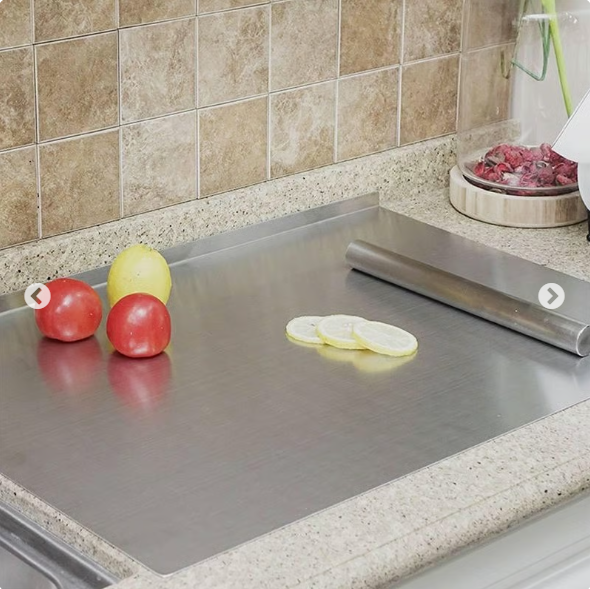 2026🔥Premium Stainless Steel Cutting Board – Hygienic & Easy to Clean