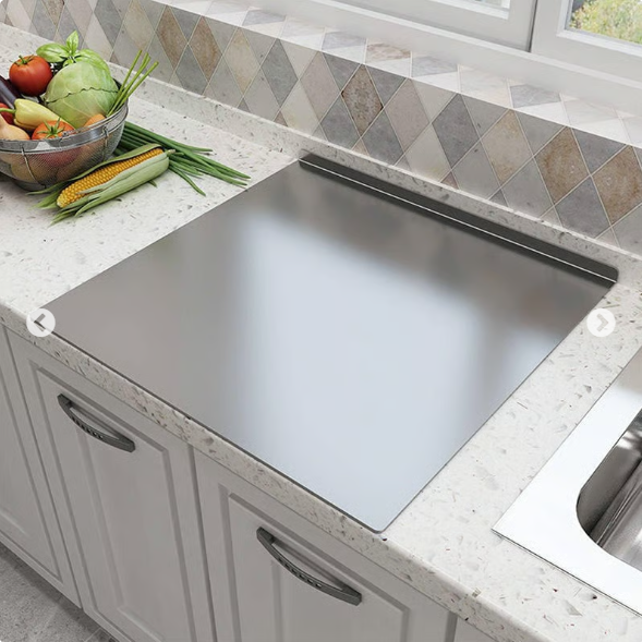 2026🔥Premium Stainless Steel Cutting Board – Hygienic & Easy to Clean