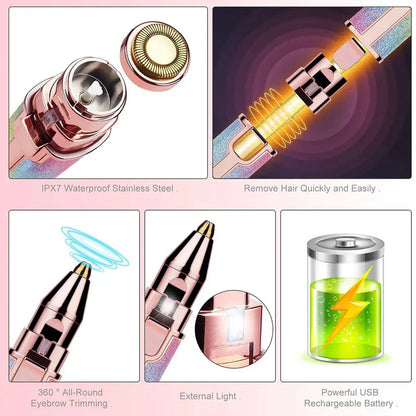 🔥GlowTrim Pro-Premium Facial Trimmer