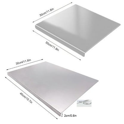 2026🔥Premium Stainless Steel Cutting Board – Hygienic & Easy to Clean