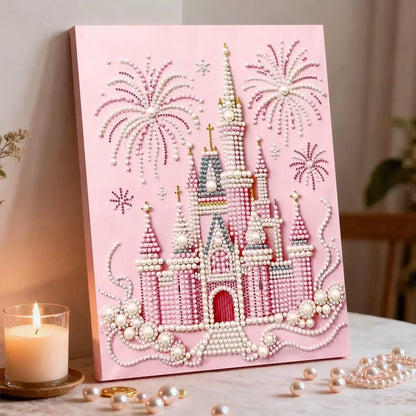 Relaxing Craft Kit for Adults: Framed Pearl Art, Home Decor Gift Idea