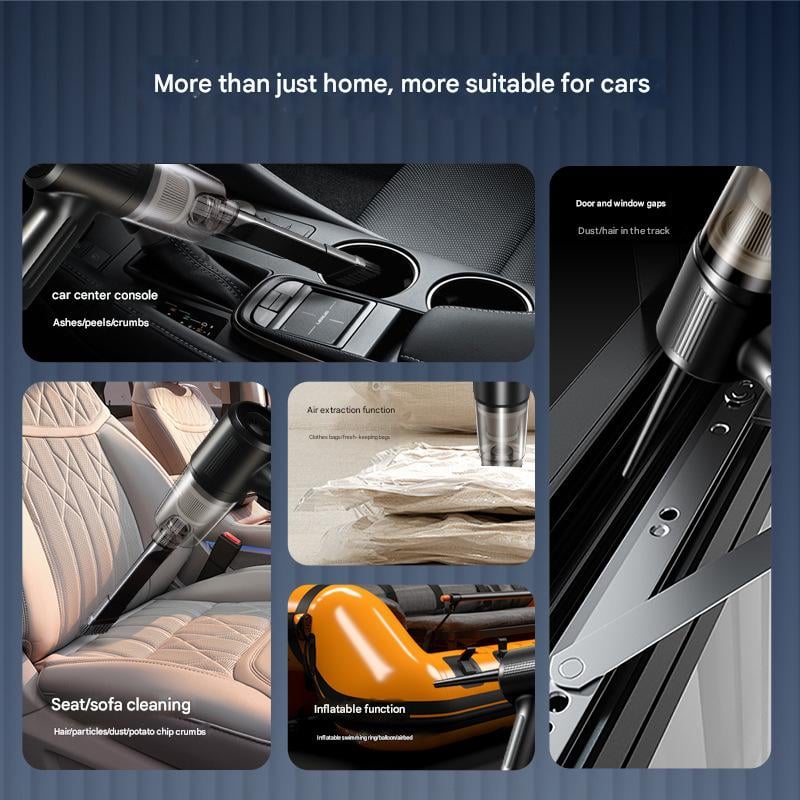 🏆NEW YEAR SALE 49% OFF🔥Wireless  Handheld Car Vacuum Cleaner Portable Cordless , Vacuum Cleaner with Multi-Nozzles