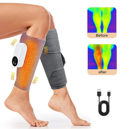 Tindite™ Leg Foot Massager Heat Air Compression for Circulation Muscles Relax Pain Relief